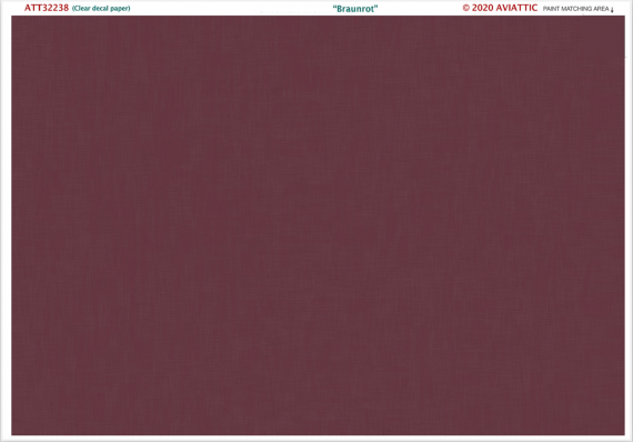 1/32 Braunrot paint on linen