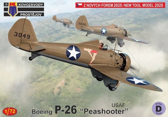 Kovozavody 1/72 P-26 Peashooter USAF