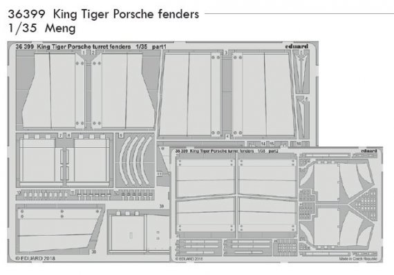 SET King Tiger Porsche fenders