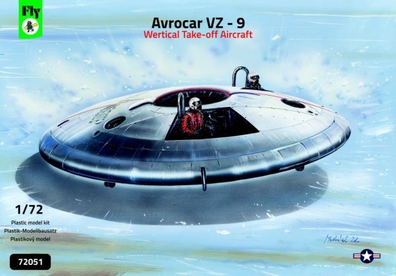 1/72 Avrocar VZ-9 Vertical Take-Off Aircraft