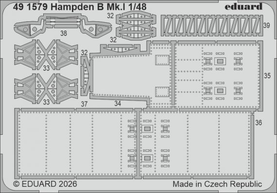 Eduard Set Hampden B Mk.I pour ICM 1/48