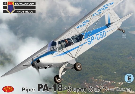 KP 1/72 Piper PA-18 Super Cub Over Europe 4 camouflages