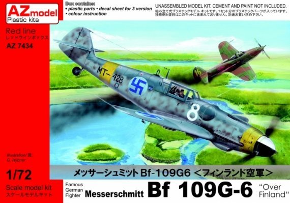 1/72 Messerschmitt Bf 109G-6 Over Finland