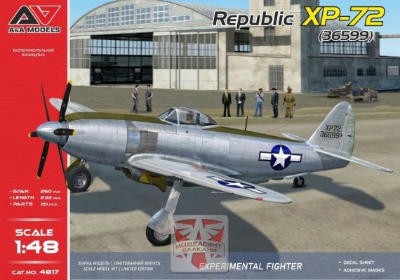 A&A MODELS XP-72 Experimentalj�ger 1/48
