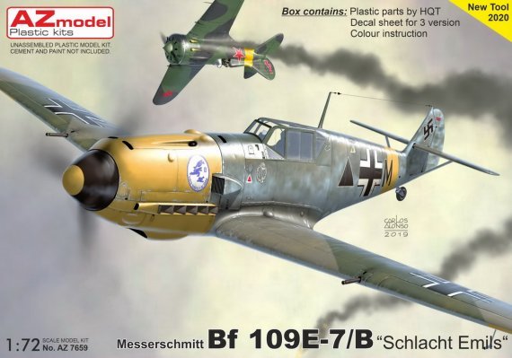 1/72 Messerschmitt Bf-109E-7/B Schlacht Emils