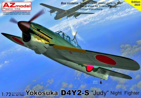 1/72 Yokosuka D4Y2-S Judy Night Fighter