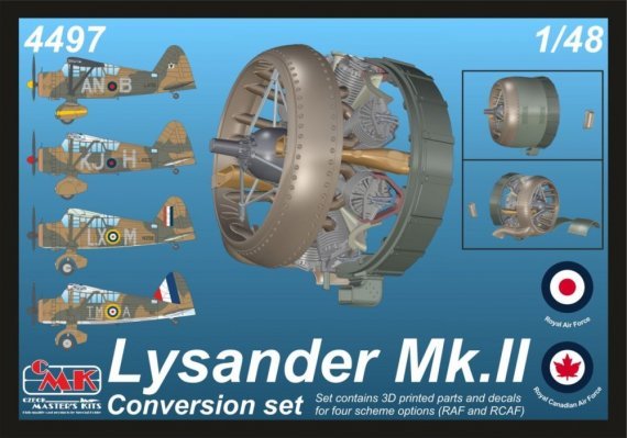 1/48 Lysander Mk.II Perseus Engine Conversion Set