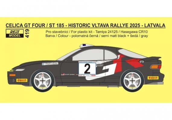 1/24 Celica ST 185 Historic Vltava Rallye 2025