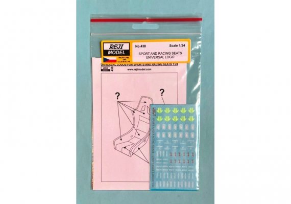 REJI MODEL Si�ges sport et course 1/24 logos universels