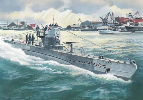 1/144 U-Boat Type Iib , German Submarine