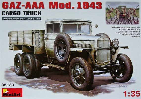 1/35 GAZ-AAA Mod. 1943 Cargo Truck
