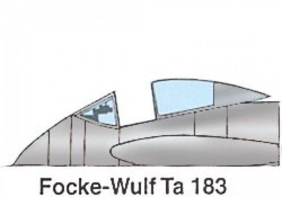 Squadron Canopies Focke-Wulf Ta-183A 1/48