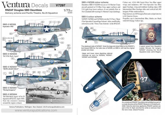 1/72 Rnzaf Douglas Sbd Dauntless