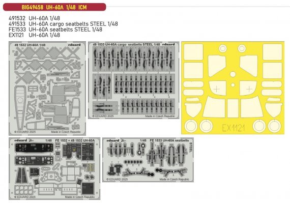 1/48 UH-60A for ICM BigEd Set