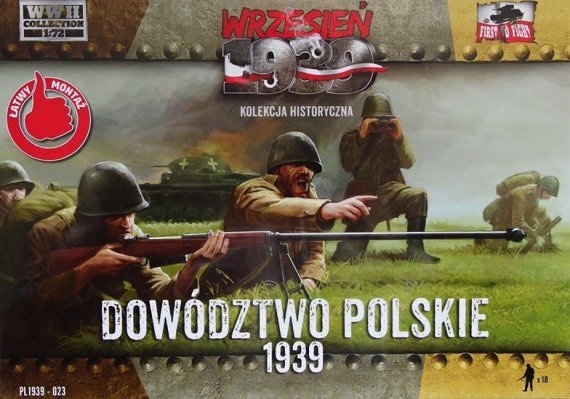 1/72 Polish Headquarters  Polish infantry officers figure set