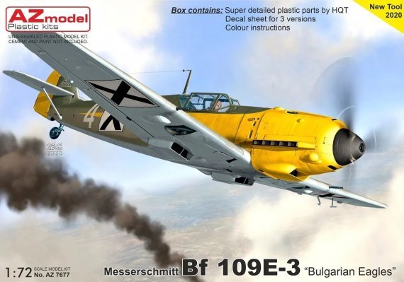 1/72 Messerschmitt Bf-109E-3 In Bulgarian Service