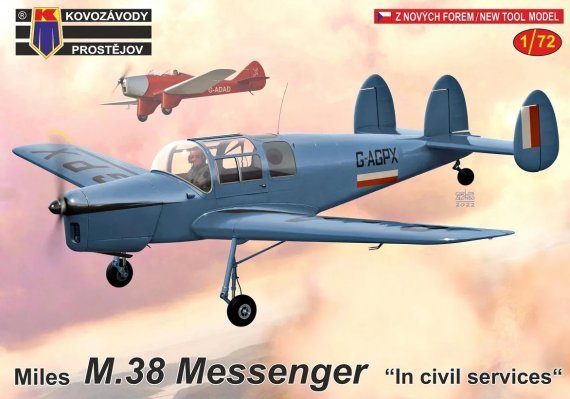 1/72 Miles M.38 Messenger In Civil Services