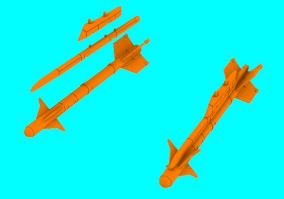 1/48 MAA-1 Piranha Air-to-air missiles