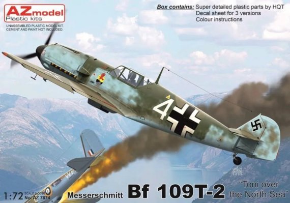 1/72 Bf 109T-2 Toni over the North Sea
