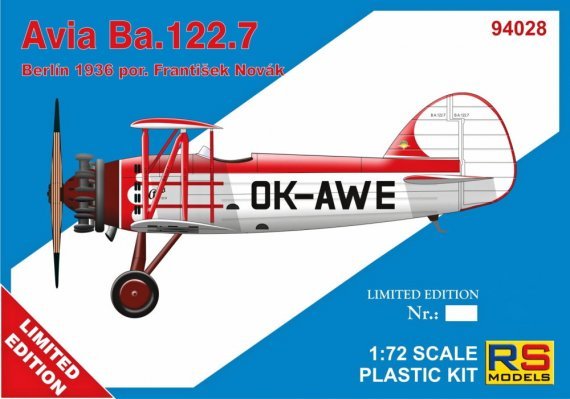 1/72 Avia Ba.122 OK-AWE Berlin 1936 F.Novak