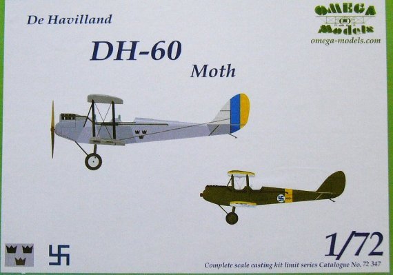1/72 De Havilland DH-60 Moth (Sweden, Finland)