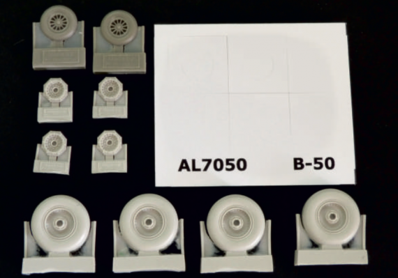 1/72 B-50 Superfortress wheels