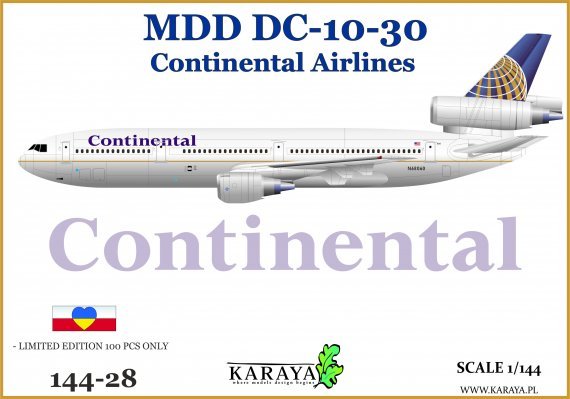 1/144 DC-10-30 Continental