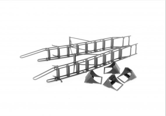 1/72 Su-27 Ladder +Chocks+Service Ladder