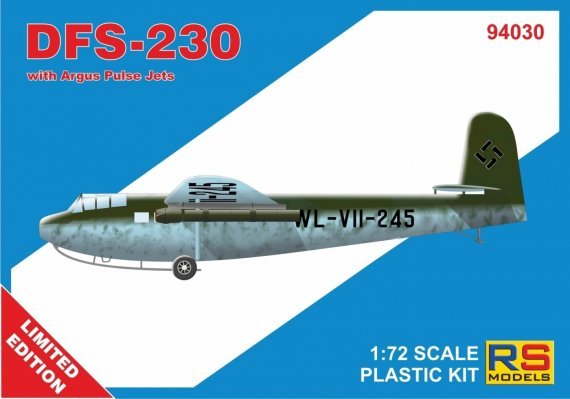 RS Models 1/72 DFS-230 Motori Argus
