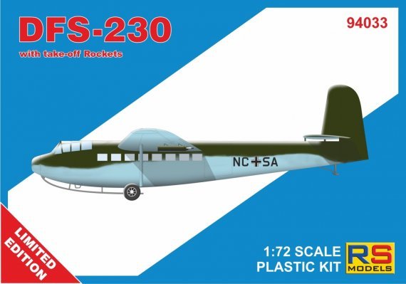 RS Models DFS-230 avec fus�es de d�collage 1/72