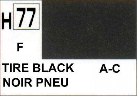 H077 Tire black  Noir pneu (F)