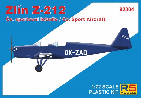 1/72 Zln Z-212 Czechosl. Sport Aircraft