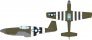 Eduard Mask 1/32 P-51B US National Insignia & D-Day Stripes