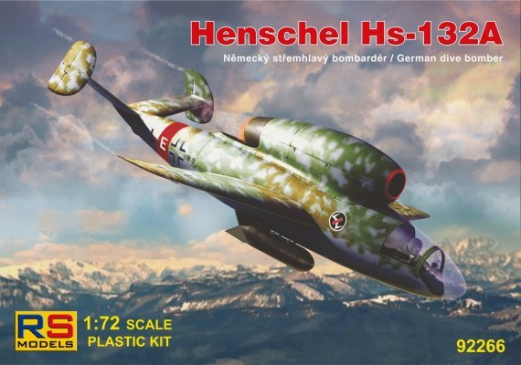 1/72 Henschel Hs-132A German dive bomber
