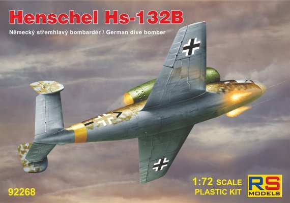 1/72 Henschel Hs-132B German dive bomber