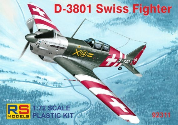 1/72 Doflug D-3801 Swiss fighter
