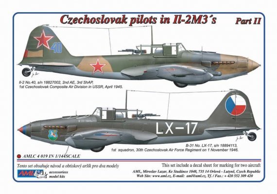 1/144 Czechoslovak pilots in Ilyushin Il-2M3 Part II