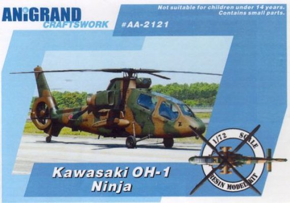 1/72 Kawasaki OH-1 Ninja JGSDF OH-X programme