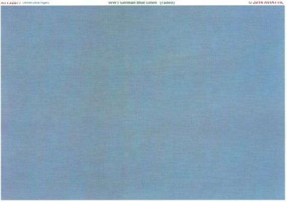 1/32 (white decal paper) WWI German blue linen (faded)
