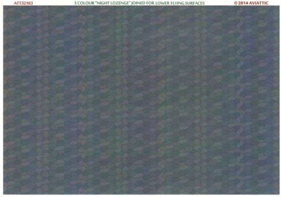 1/32 5 colour night lozenge joined for lower flying surfaces