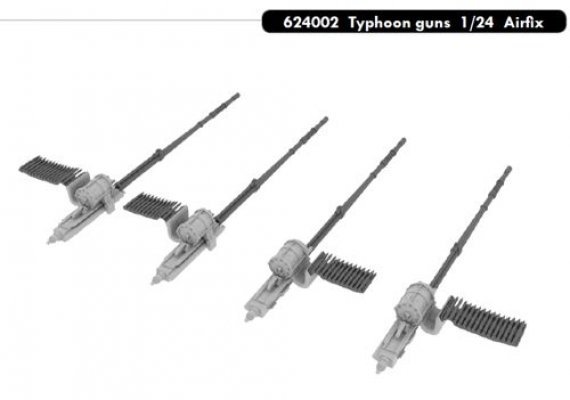 BRASSIN 1/24 Typhoon guns (AIRF)