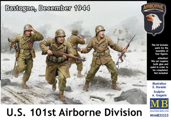 Masterbox 1/35 US 101st Airborne Division Bastogne 1944