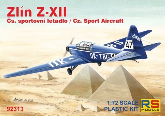RS Models Zlin XII Tch�coslovaquie/Roumanie 1/72