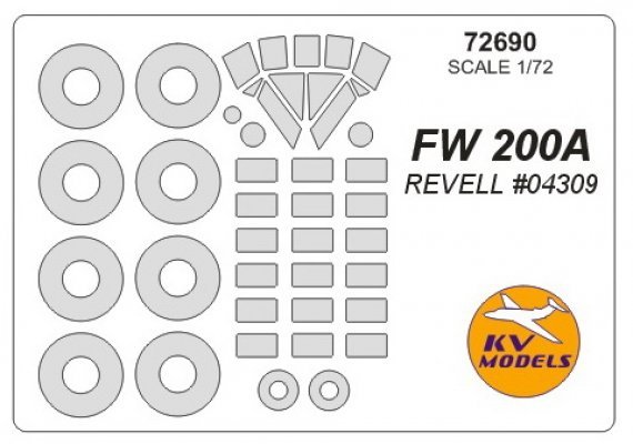 1/72 Focke-Wulf Fw-200A masks