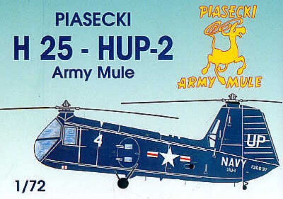Mach 2 Piasecki HUP-2 Helicopter 1/72 Kit