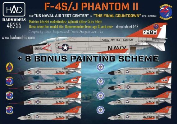 1/48 McDonnell F-4J Phantom US Naval Air Test Center