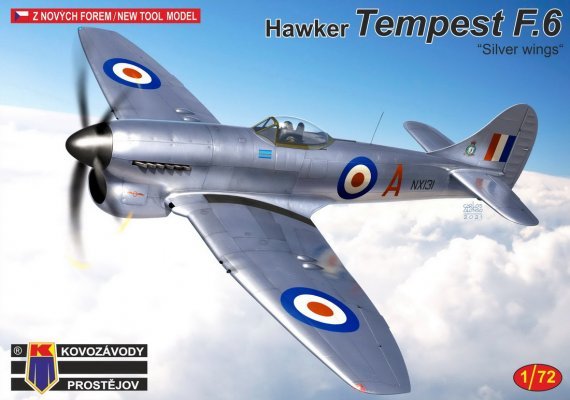 1/72 Hawker Tempest F.6 Silver wings
