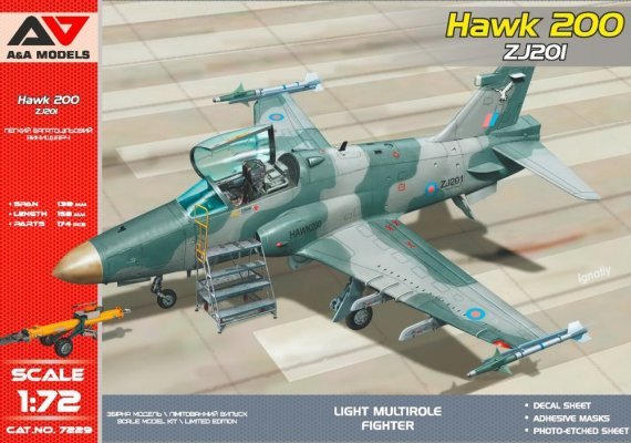 1/72 Hawk 200 light fighter