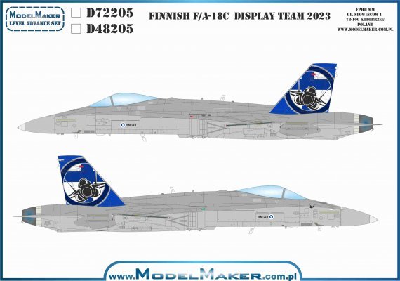 1/48 Finnish F/A-18C Hornet Display Team 2023