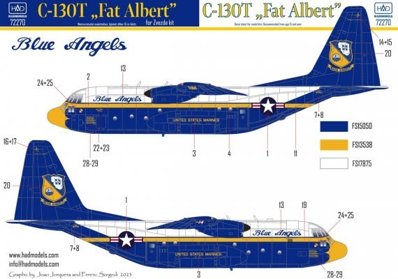 1/72 Lockheed C-130T Hercules Fat Albert